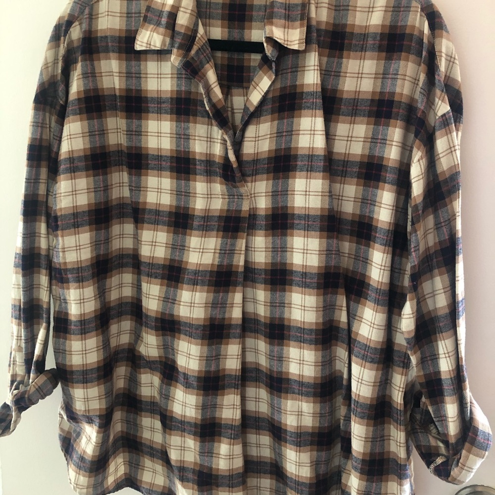 Oversized flannel